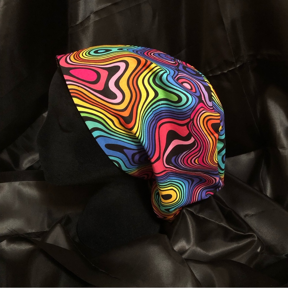 Multicolor Swirl Cotton Headscarf - Women’s Fashion Hat